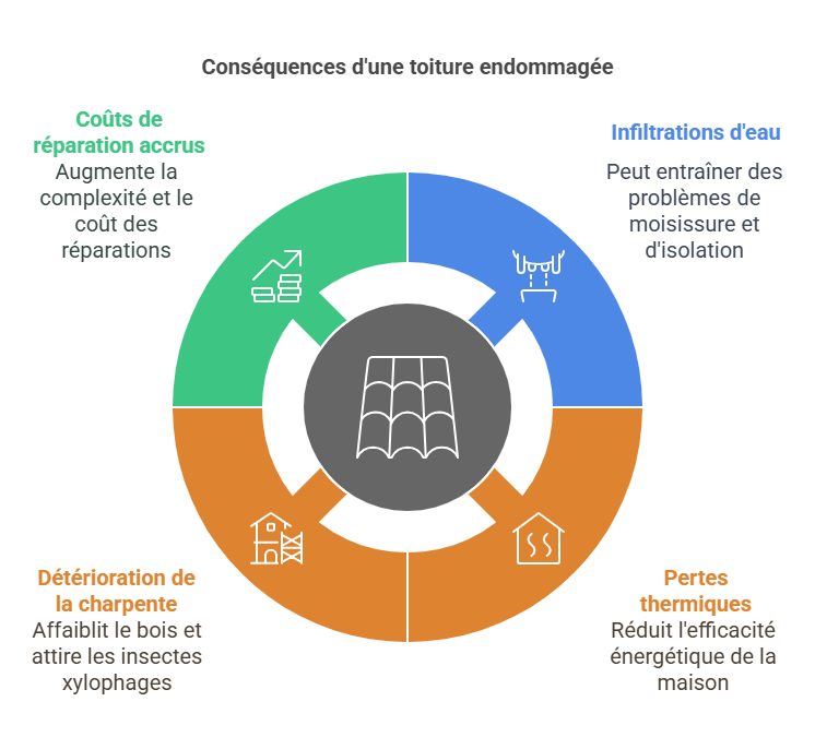 Pourquoi est-il important de réparer sa toiture rapidement 
