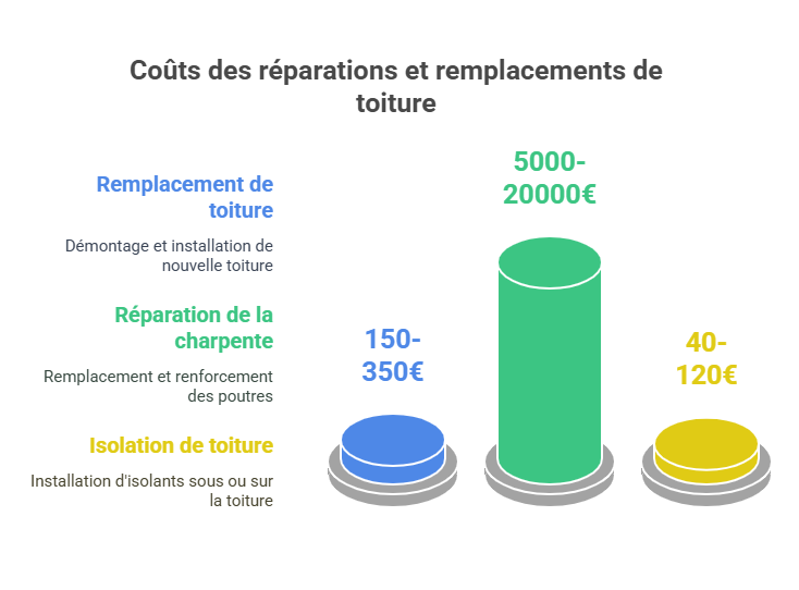 Réparations majeures d'une toiture a paris